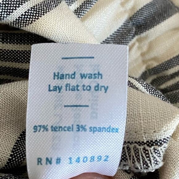 Marine Layer Allison Pull On Tan Black Pants size small - Picture 9 of 10